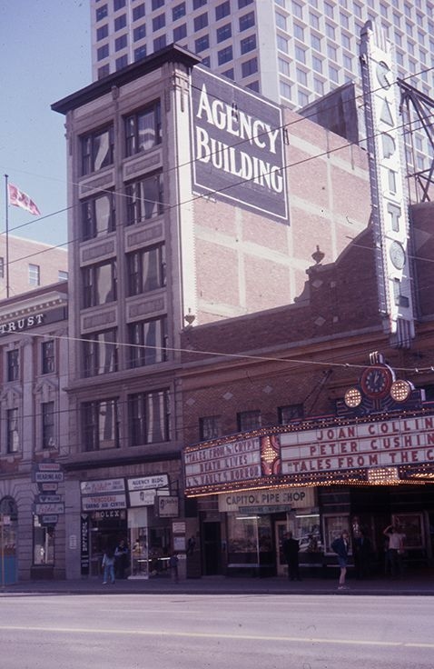 Exterior view of Agency Building in Edmonton, circa 1972.